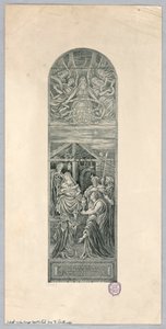 Minnevindu for Harriet M. Crall av Francis Augustus Lathrop
