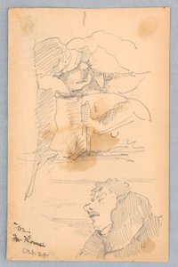 Passasjerer på tog til Roma av Francis Augustus Lathrop