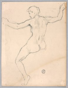 Skisse for "Natt" av Francis Augustus Lathrop