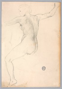 Skisse for "Natt" av Francis Augustus Lathrop