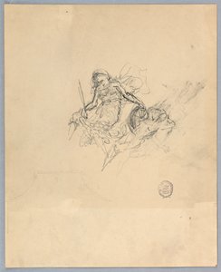Skisse av Fortuna av Francis Augustus Lathrop