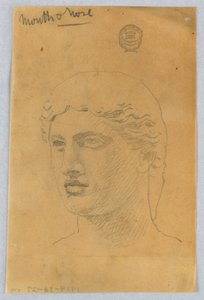 Skisse av Ungdomshode av Francis Augustus Lathrop