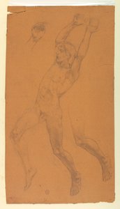 Studier for en flygende figur av Francis Augustus Lathrop