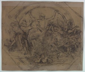 Studie for "Zodiac" av Francis Augustus Lathrop