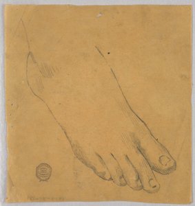 Studie av en høyre fot av Francis Augustus Lathrop