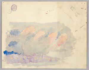 Studie av skyer, Roma, Italia av Francis Augustus Lathrop