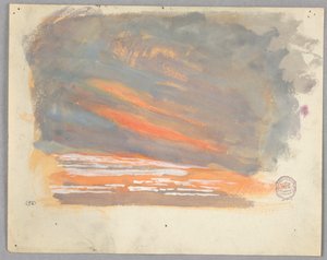 Studie av skyer, Roma, Italia av Francis Augustus Lathrop