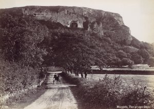 Abergele, Tan-yr-ogo-hulen, 1870-tallet. av Francis Bedford