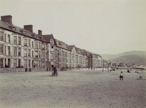 Barmouth. Marine Terrace and Esplanade, 1870-tallet. av Francis Bedford