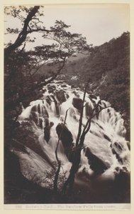 Betws-y Coed, The Swallow Falls from Above av Francis Bedford