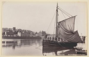 Bideford-broen fra elvebredden av Francis Bedford
