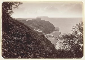 Clovelly fra hobbyen, 186094. av Francis Bedford