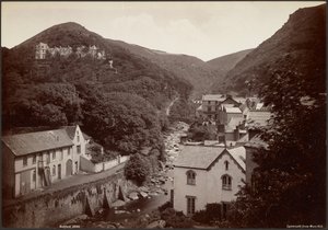 Lynmouth sett fra Mars Hill av Francis Bedford