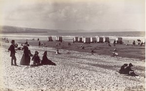 Strandarkitektur, 1870-tallet. av Francis Bedford