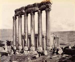 Ruinene av Soltempelet og Jupitertempelet i Baalbek