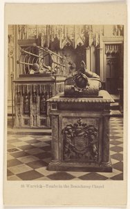 Warwick - Gravene i Beauchamp-kapellet av Francis Bedford