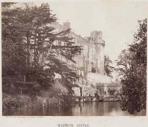 Warwick Castle, ca. 1857 (albumtrykk) av Francis Bedford