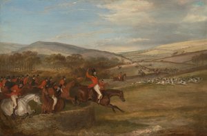 The Berkeley Hunt, 1842: Full Cry av Francis Calcraft Turner