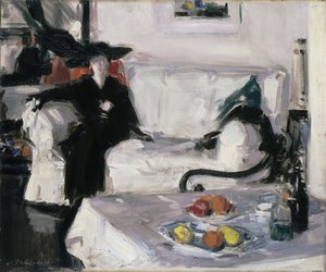 Interiør med figur av Francis Campbell Boileau Cadell