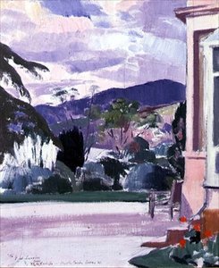 Myrtle Park Cove, Argyll (olje på panel) av Francis Campbell Boileau Cadell
