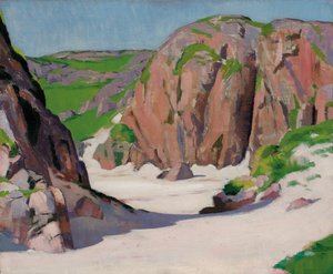 Port Bhan, Iona, ca. 1922 (olje på lerret)