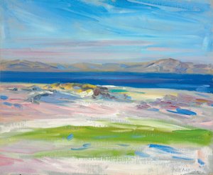 Utsikten over den hvite sanden, Iona av Francis Campbell Boileau Cadell