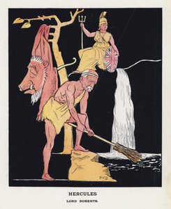Hercules, Lord Roberts (farge litho) av Francis Carruthers Gould
