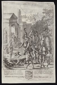 Evander og Aeneas på Palentium