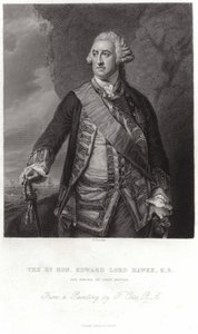 Portrett av Edward, Lord Hawke av Francis Cotes