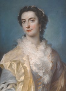 Portrett av en dame av Francis Cotes