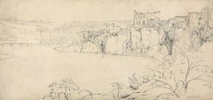 Chepstow Castle på Wye av Francis Danby