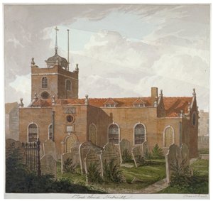 Church of St Paul, Shadwell, London, c1810 av Francis Danby