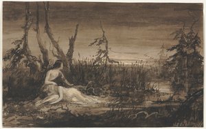 Figurer i et landskap av Francis Danby