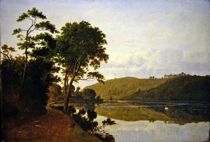 River Avon (olje på lerret) av Francis Danby