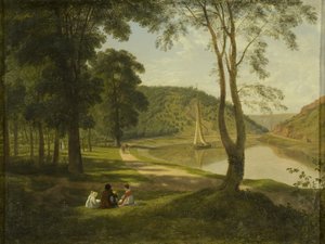Utsikt over Avon Gorge av Francis Danby