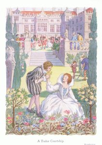 Et Tudor-frieri (fargelitografi) av Francis Donkin Bedford