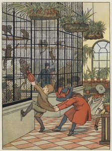 London: Apehuset (fargelitografi) av Francis Donkin Bedford