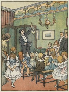 London: Festen (fargelitografi) av Francis Donkin Bedford