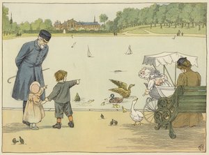 Parkvokter (fargelitografi) av Francis Donkin Bedford