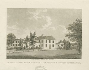 Soho - Francis Egintons hus: akvatintgravering, nd [c 1798] (trykk)