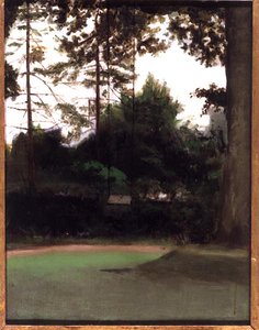 A Corner of the Garden, ca. 1890 (olje på lerret) av Francis Foster