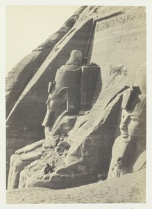 Abou Simbel, Nubia, 1857. av Francis Frith