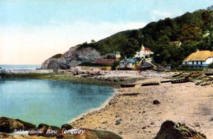 Babbacombe bay, Torquay, Devon, 1900-tallet av Francis Frith