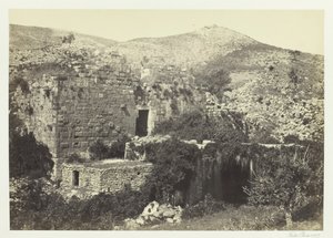 Banias, Den gamle Cæsar, Philippi, av Francis Frith