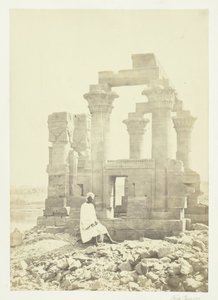 Tidlig morgen ved Wady Kardassy, Nubia, 1857. av Francis Frith