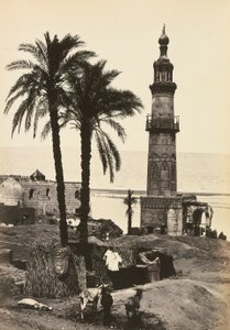 "Egypt og Palestina": utsikt over Girgeh, Øvre Egypt av Francis Frith