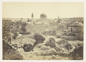 Jerusalem fra bymuren av Francis Frith