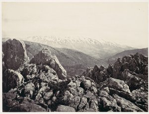 Hermonfjellet, forklarelsens fjell av Francis Frith
