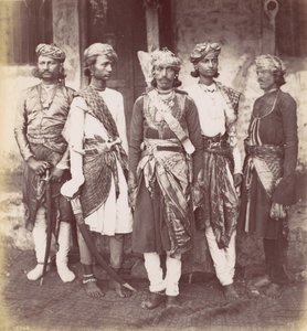 Rajputs, 1870-tallet. av Francis Frith
