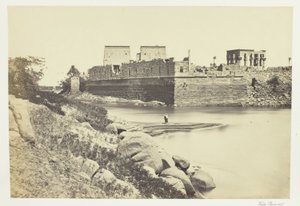 Sørenden av øya Philæ av Francis Frith